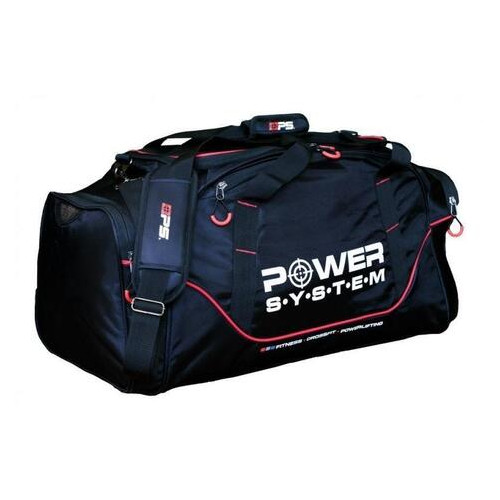 Сумка спортивна Power System PS-7010 Gym Bag Magna Blak/Red (7010BR-4) фото №2
