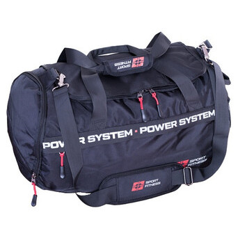 Сумка спортивна Power System PS-7012 Gym Bag-Dynamic Black/Red (38л) фото №1