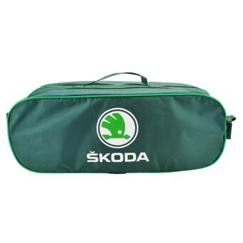 Сумка-органайзер Poputchik у багажнику з логотипами Skoda (03-030-2Д) фото №1