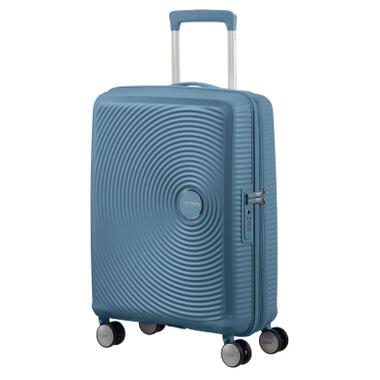 Чемодан American Tourister Soundbox 35.5/41 л серо-синий (32G*51001) фото №2