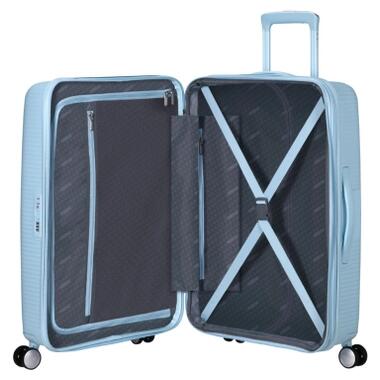 Чемодан American Tourister Soundbox 71.5/81 л пастельно-голубой (32G*22002) фото №7
