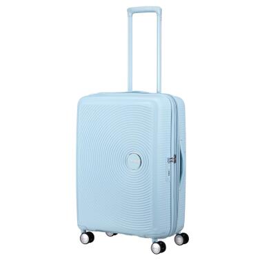 Чемодан American Tourister Soundbox 71.5/81 л пастельно-голубой (32G*22002) фото №1
