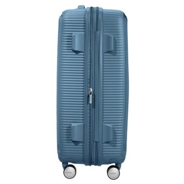 Чемодан American Tourister Soundbox 71.5/81 л серо-синий (32G*51002) фото №6