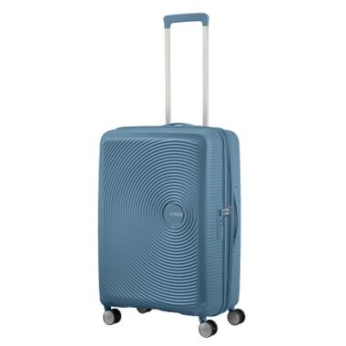 Чемодан American Tourister Soundbox 71.5/81 л серо-синий (32G*51002) фото №1