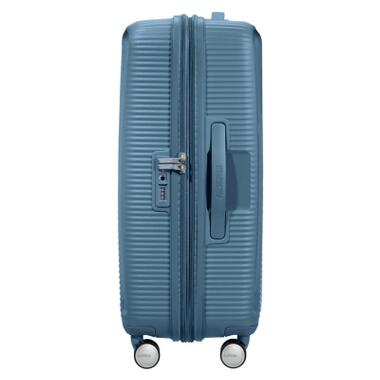 Чемодан American Tourister Soundbox 71.5/81 л серо-синий (32G*51002) фото №5