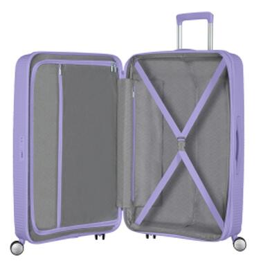 Чемодан American Tourister Soundbox 97/110 л лавандовый (32G*82003) фото №7