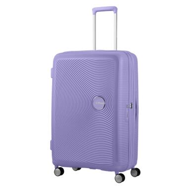Чемодан American Tourister Soundbox 97/110 л лавандовый (32G*82003) фото №1