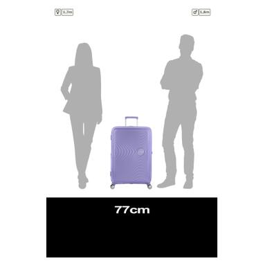 Чемодан American Tourister Soundbox 97/110 л лавандовый (32G*82003) фото №11