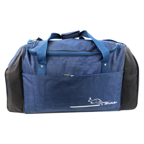 Спортивна сумка Wallaby 447-6 синій із чорним, 59 л фото №9