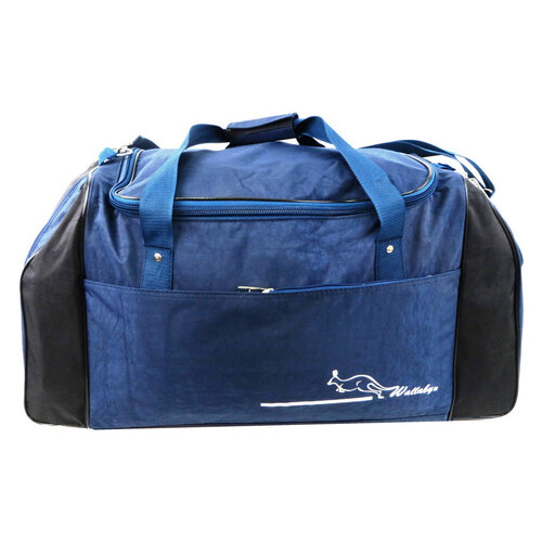 Спортивна сумка Wallaby 447-6 синій із чорним, 59 л фото №3