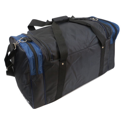 Дорожня сумка 60 л Wallaby 430-2 чорна із синім фото №5