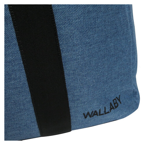 Сумка дорожня Wallaby, 2550 blue, 21 л, синя фото №6