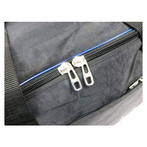Спортивна сумка Wallaby 447-1 чорний із синім, 59 л фото №4