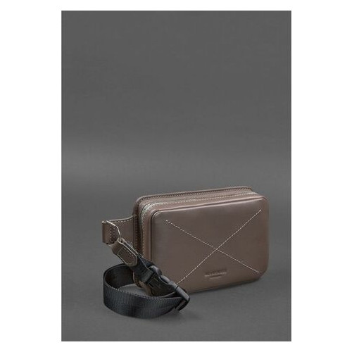 Шкіряна сумка Dropbag Mini темно-бежева BlankNote (BN-BAG-6-beige) фото №2