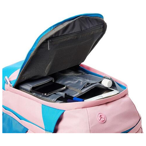 Ергономічний рюкзак із посиленою спинкою 25L Amazon Basics рожевий фото №4