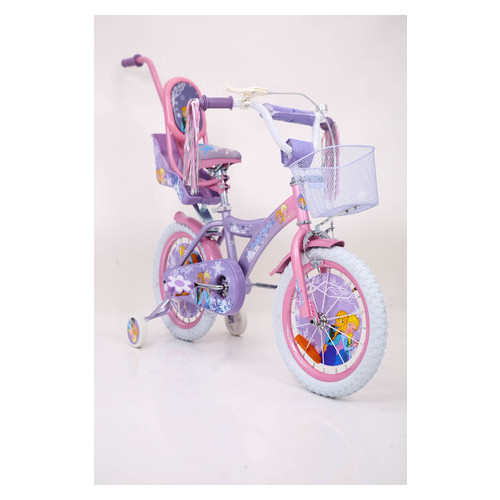 Детский Велосипед 16 Rueda ICE FROZEN Холодное Сердце Ельза Фиолетовый фото №2