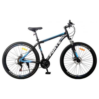 Велосипед FORTE BRAVES сталь., розмір рами 19 дюймв, розмір коліс 27,5 дюймів, колір чорно-синій фото №1