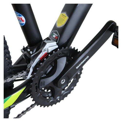 Велосипед Trinx B700 27.5 Matt-Black-Green-Black (B700MBGB) фото №5