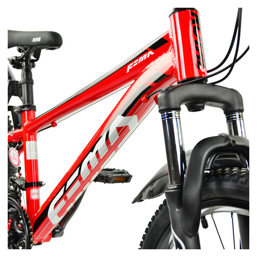 Велосипед RoyalBaby Fema MTB 1.0 24 червоний фото №2