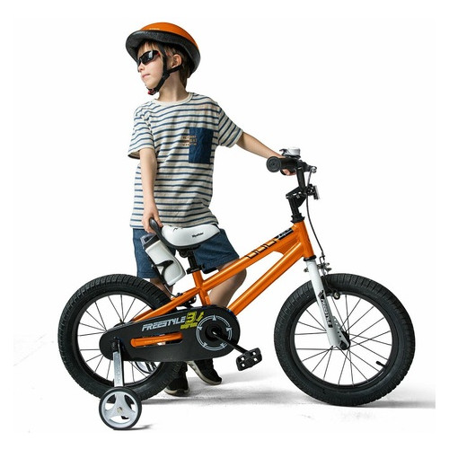 Велосипед RoyalBaby Freestyle 16 помаранчевий фото №4