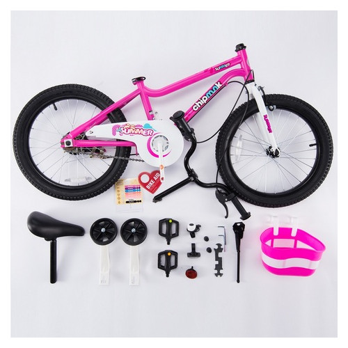 Велосипед дитячий RoyalBaby Chipmunk MK 18 рожевий фото №7