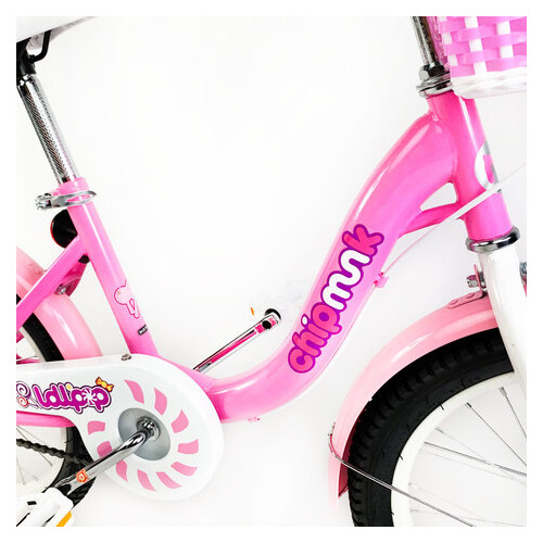 Велосипед дитячий RoyalBaby Chipmunk MM Girls 16 рожевий фото №8