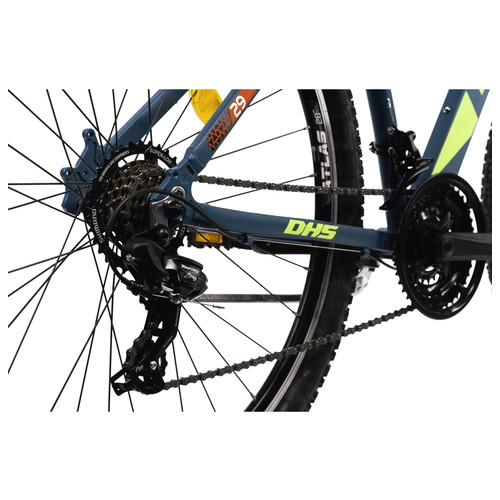 Гірський велосипед DHS Teranna 2923 29 - model 2022 /зелений/18 (22229234680) фото №6