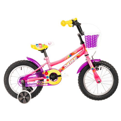Дитячий велосипед DHS Daisy 1402 14 - model 2022 - рожевий (22214021811) фото №1