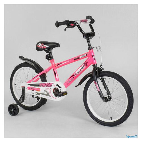Дитячий велосипед Corso Aerodynamic EX 18 Розовый фото №2