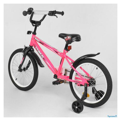 Дитячий велосипед Corso Aerodynamic EX 18 Розовый фото №3