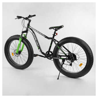 Велосипед Спортивний CORSO Avalon 26 дюймів 95583 (1) ФЕТБАЙК, алюмінієва рама, обладнання Shimano 7 швидкостей, зібраний на 75 фото №43