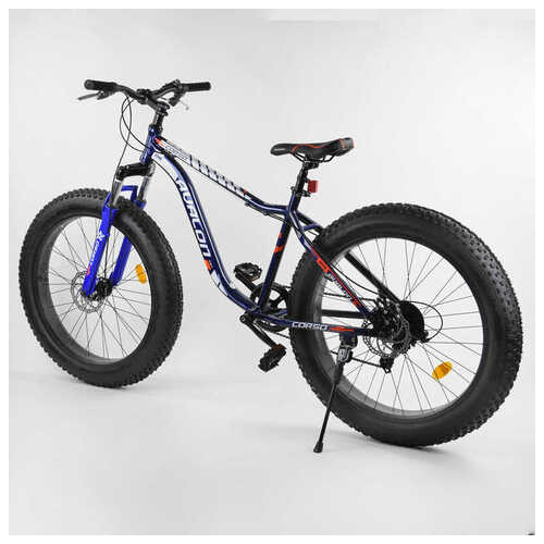 Велосипед Спортивний CORSO Avalon 26 дюймів 14319 (1) ФЕТБАЙК, алюмінієва рама, обладнання Shimano 7 швидкостей, зібраний на 75 фото №40