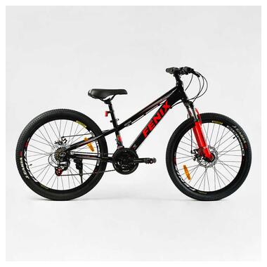 Велосипед Спортивний Corso 24 дюйми Fenix ​​FX-24016 (1) рама алюмінієва 11'', обладнання Saiguan 21 швидкість, зібраний на 75 фото №1