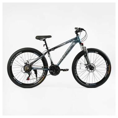 Велосипед Спортивний CORSO HEADWAY 26 дюймів HW-26314 (1) рама алюмінієва 15``, обладнання Shimano 21 швидкість, зібран на 75 фото №1
