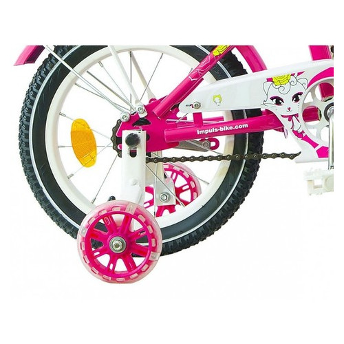 Велосипед Impuls Kids 14 малиновий фото №3