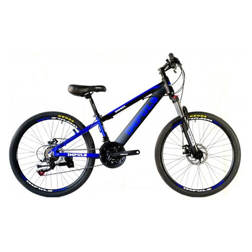 Велосипед Impuls Diesel 24 сине-чёрный Рама 12 2020г фото №1