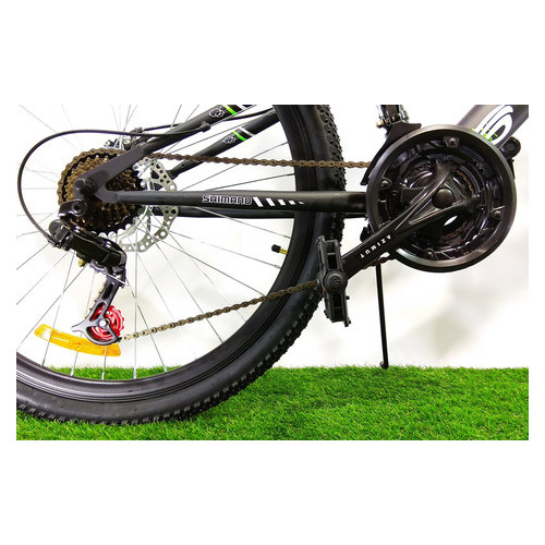Велосипед Azimut Extreme 24 D салатово-чорний фото №4