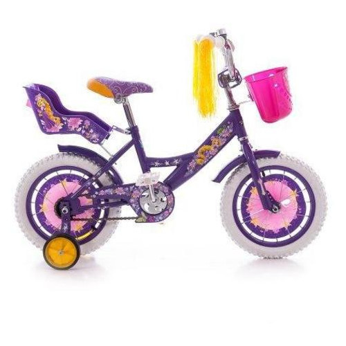 Дитячий велосипед Azimut Girls 14 Фиолетовый фото №2