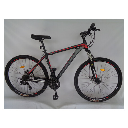Гірський велосипед Azimut 29 GD+ Чорно-червоний фото №1