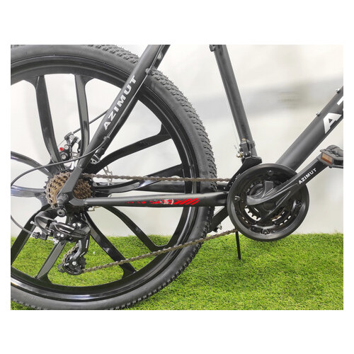 Гірський велосипед Azimut Energy 26 GD premium Черно-синий фото №4