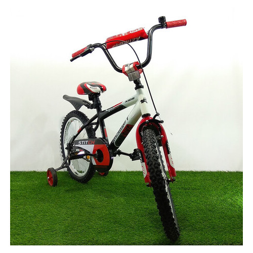 Дитячий велосипед Azimut Stitch 20-дюймов Біло-червоний фото №2
