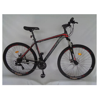 Велосипед Azimut 40D 29 GD рама 17/19, 2021 Чорно-червоний фото №1