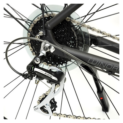 Велосипед Winora Flitzer men 28 24-G Acera, рама 56 см , чорний матовий, 2021 фото №8