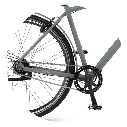 Велосипед Winora Aruba men 28 8-G Nexus FL, рама 56, сірий матовий, 2021 фото №3