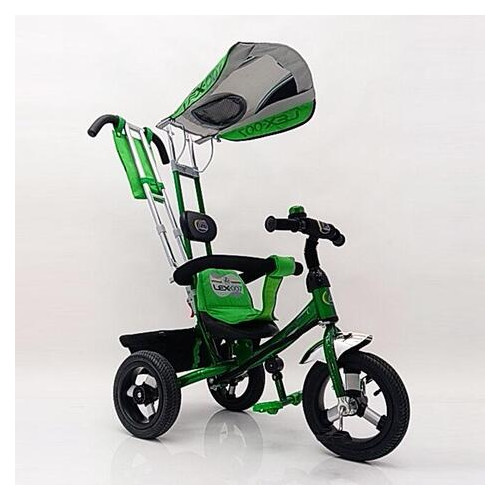 Дитячий велосипед триколісний Lexus Trike Air колеса 12/10 зелений фото №4