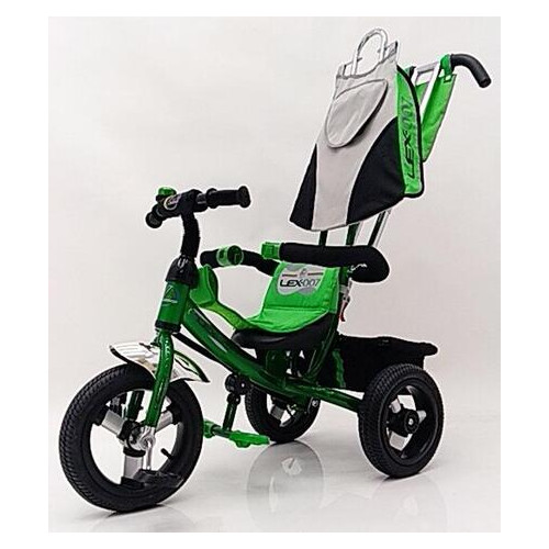 Дитячий велосипед триколісний Lexus Trike Air колеса 12/10 зелений фото №5