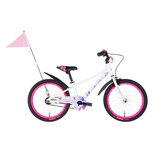 Велосипед 20 Formula RACE 2022 (білий з рожевим) фото №1