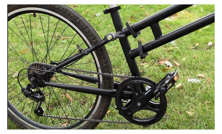 Велосипед складаний Cutbike 2617B 26 колеса 17 рама Чорний фото №4