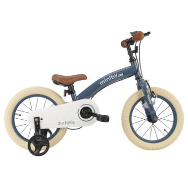 Детский велосипед QPlay Miniby 3в1 беговел 14 Greyish-Blue (CB01MiniByGreyish-Blue) фото №2
