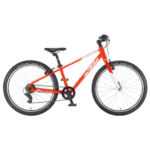 Велосипед KTM Wild Cross 24 рама 35 помаранчевий (білий) 2022 фото №1